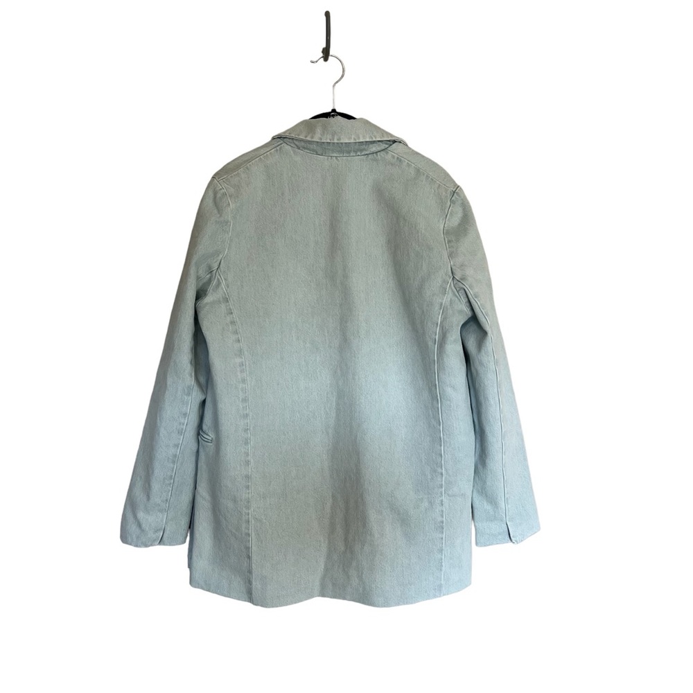 NWT Levi’s made & crafted light wash denim quilted sports coat blazer - Picture 3 of 16